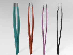 Tweezers 01 Model 3D