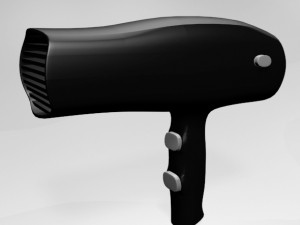 hair dryer 01 3D Model