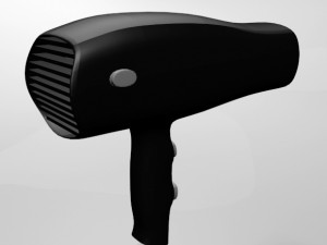 hair dryer 01 3D Model