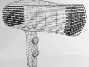 Hair dryer 01 3D Model