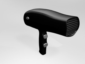hair dryer 01 3D Model