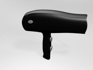 hair dryer 01 3D Model
