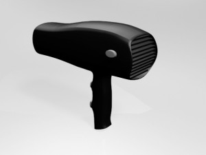 hair dryer 01 3D Model