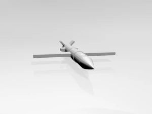 Missile 01 3D Model