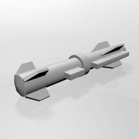 missile 02 Modello 3D .c4d .max .obj .3ds .fbx .stl .blend 