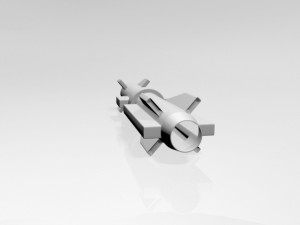 missile 02 Modello 3D