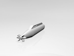 missile 04 Model 3D