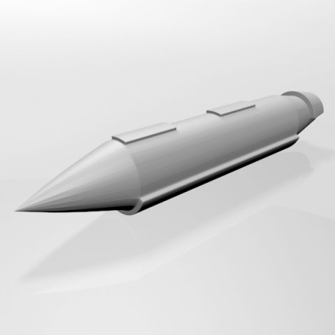 missile 05 3Dモデル .c4d .max .obj .3ds .fbx .stl .blend 