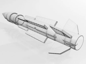 미사일 07 3D 모델