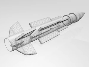 미사일 07 3D 모델
