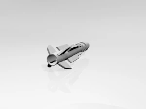 미사일 07 3D 모델