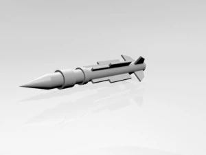 미사일 07 3D 모델