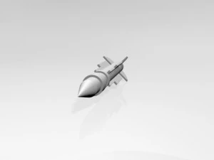 미사일 07 3D 모델