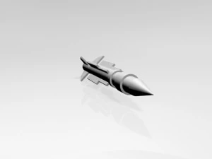 미사일 07 3D 모델