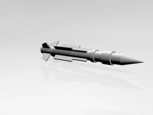 미사일 07 3D 모델