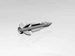 미사일 07 3D 모델