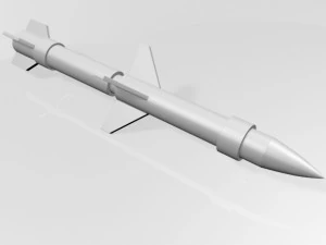 미사일 08 3D 모델