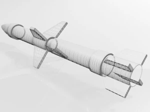 미사일 08 3D 모델