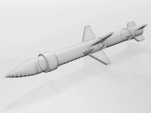 미사일 08 3D 모델