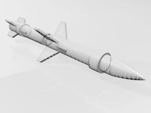 미사일 08 3D 모델