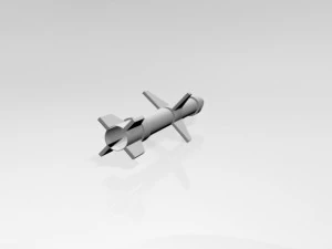 미사일 08 3D 모델