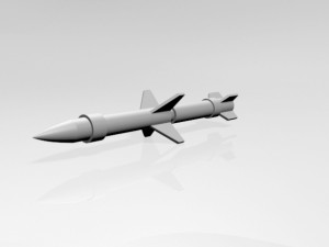 missile 08 Model 3D