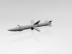 미사일 08 3D 모델