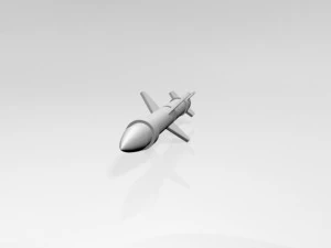 미사일 08 3D 모델