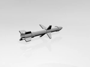미사일 08 3D 모델