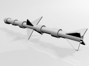 missile 09 3D Model