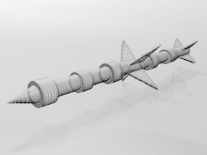 missile 09 3D Model