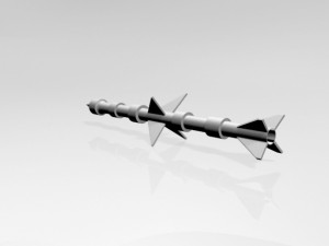 missile 09 3D Model
