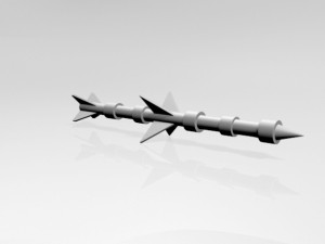 missile 09 3D Model