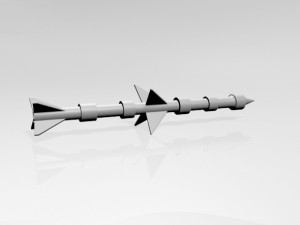 missile 09 3D Model