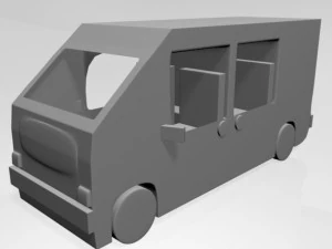 furgone 01 Modello 3D