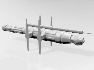 Space station 01 3D Model