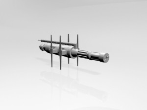 Space station 01 3D मॉडल