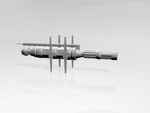 Space station 01 3D मॉडल