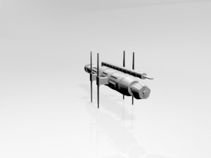 Space station 01 3D मॉडल