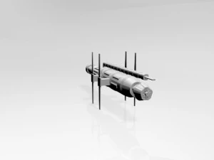 Space station 01 3D Model