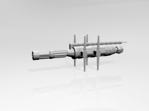 Space station 01 3D मॉडल