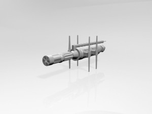 Space station 01 3D मॉडल