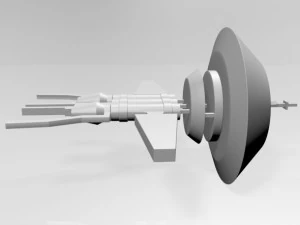 宇宙輸送01 3Dモデル