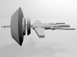 우주 수송 01 3D 모델