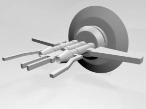 우주 수송 01 3D 모델