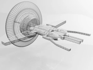 우주 수송 01 3D 모델