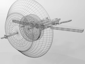 우주 수송 01 3D 모델