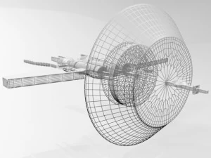 우주 수송 01 3D 모델