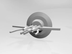 우주 수송 01 3D 모델