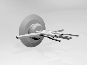 우주 수송 01 3D 모델